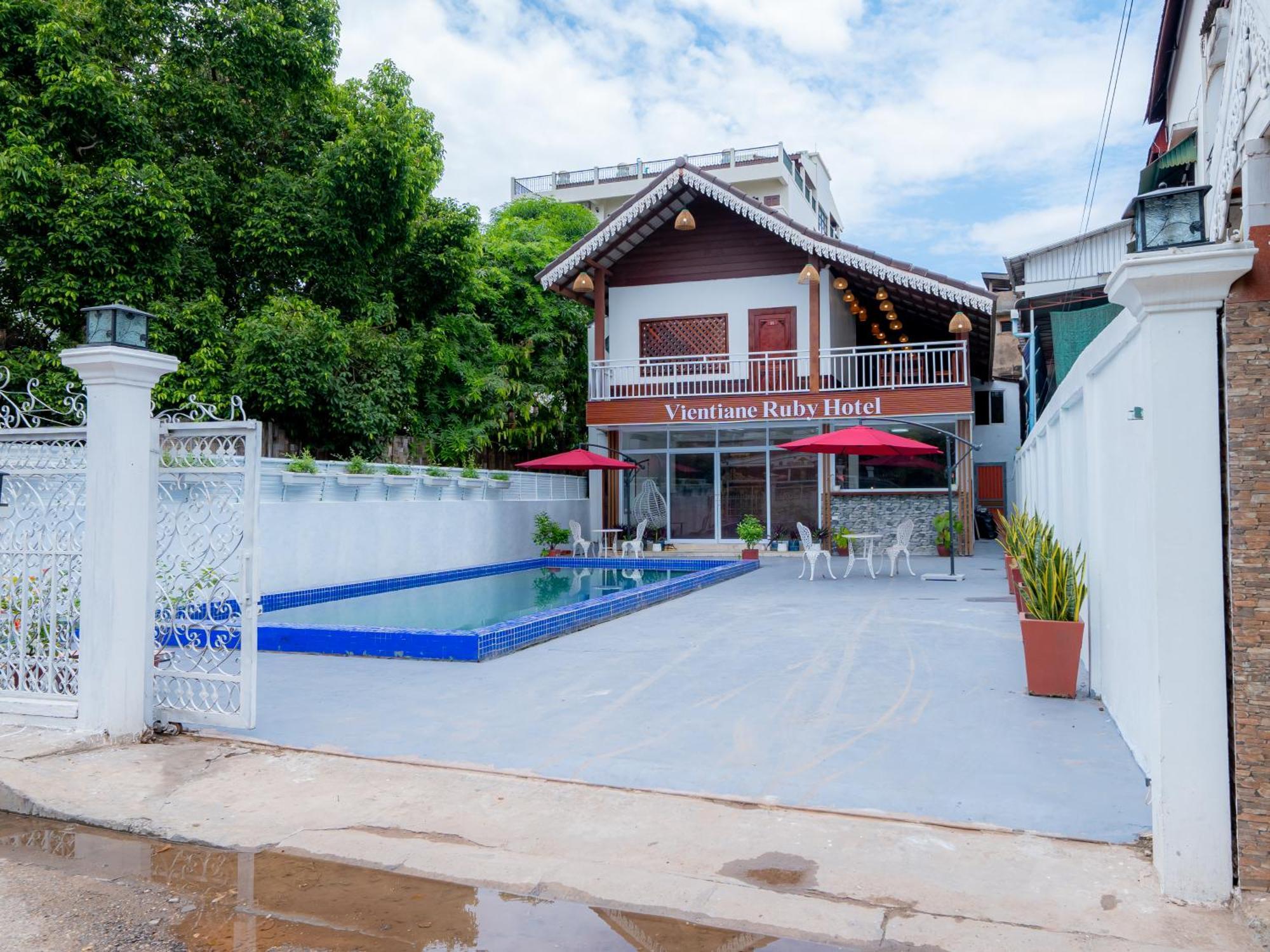 Vientiane Ruby Villa Hotel Ngoại thất bức ảnh